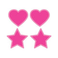 Peekaboo Gitd Hearts/stars Hot Pink