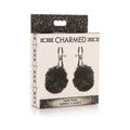 Charmed Pom Pom Nipple Clamps Black