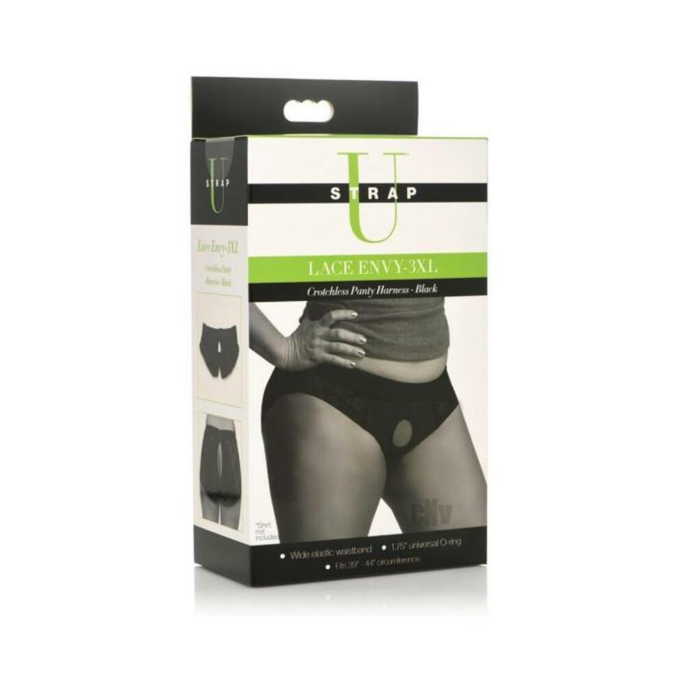 Strap U Lace Envy Crotchless Harn 3xl