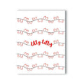 Litty Titty Holiday Greeting Card