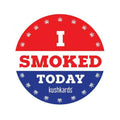 I Smoked Today Sticker 3-pack