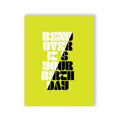Bend Over Birthday Greeting Card