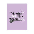 Broomstick Greeting Card