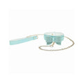Ouch! Paris Collection Collar With Leash Blue