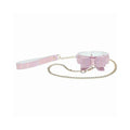 Ouch! Paris Collection Collar With Leash Pink