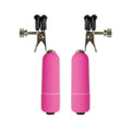 Ouch Vibrating Nipple Clamps Pink