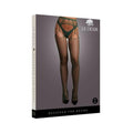 Le Desir Shredded Suspender Pantyhose Midnight Green O/s