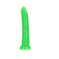 Realrock Glow In The Dark Slim 11 In. Dildo Neon Green