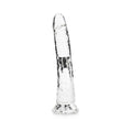 Realrock Crystal Clear Slim 10 In. Dildo Clear