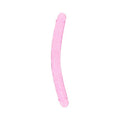 Realrock Crystal Clear Double Dong 18 In. Dual-ended Dildo Pink