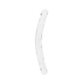 Realrock Crystal Clear Double Dong 18 In. Dual-ended Dildo Clear