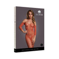 Le Desir Lace Long-sleeved Bodystocking Sunset Glow O/s
