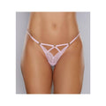 Adore Do Not Disturb Lace Thong Pink O/s