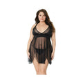 Babydoll & G-string Black Os Xl Hanging