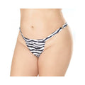 Quick-release Thong Zebra Pattern Os Xl Hanging