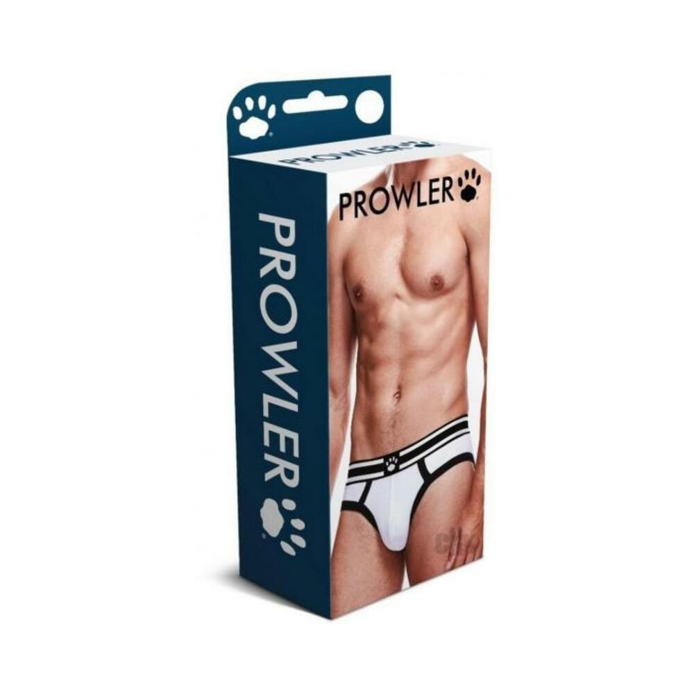 Prowler White/black Brief Md