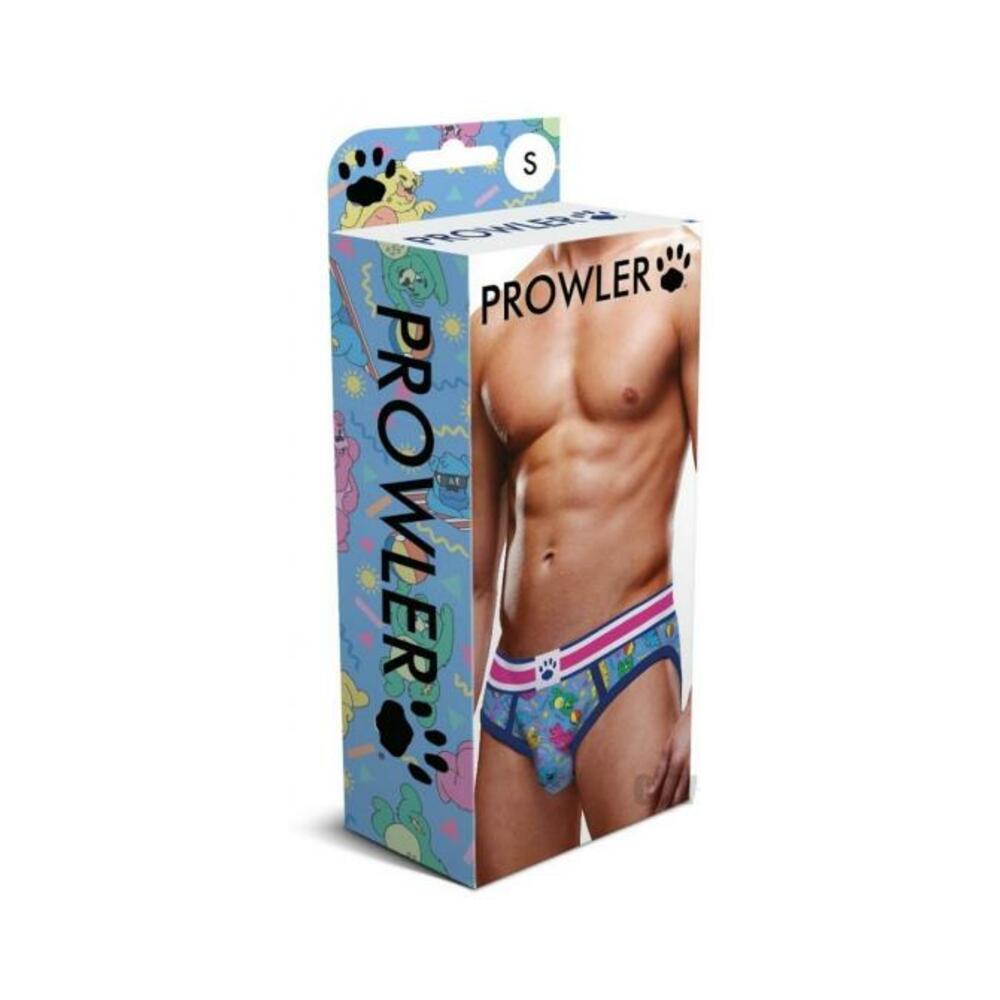Prowler Beach Bears Open Brief Lg Blue