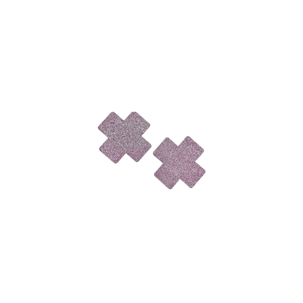 X Glitter Pasties Pink O/S