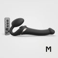 Strap-On-Me Multi-Orgasm Medium Bendable Strap-On - Black