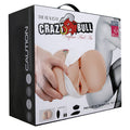 Crazy Bull the Realistic Skin-Like Texture Vagina and Anal Masturbator Vibration and Doubled Entrance