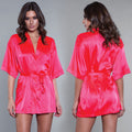 BeWicked Satin Robe-Hot Pink 3X