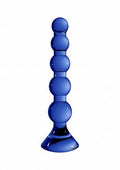 Chrystalino Stretch Blue Glass Anal Beads