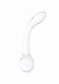 Crystalino G-Rider White Glass G-Spot Dildo