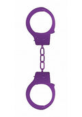 Ouch Beginners Handcuffs Metal Purple