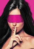 Mystère Lace Mask - Pink