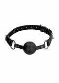 Ouch! Skulls And Bones - Silicone Ball Gag - Black