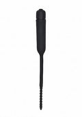 Silicone Vibrating Bullet Plug With Beaded Tip - Urethral Soundi