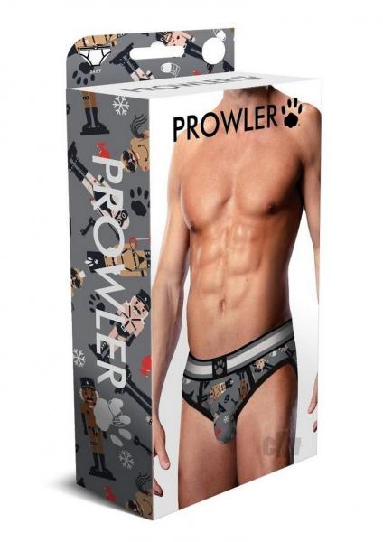 Prowler Nutcracker Brief Md Gry/blk