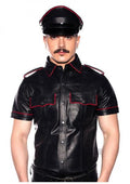 Prowler Red Police Shirt Pipe Blk/red Xs