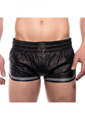 Prowler Red Leather Sport Shorts Gry Xs