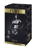 Alive Fury 10 Pc Bdsm Kit - Black