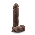 Au Naturel 9.5 Inches Dildo with Suction Cup Brown