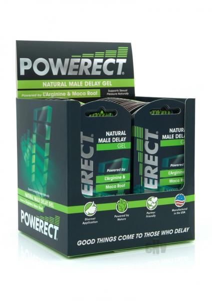 Powerect Natural Delay Serum Foil 5ml 36pc With Pos