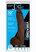 Jock Vibrating Dong W/balls 10 Chocolat