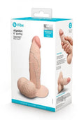 B-vibe Slipskin Dildo Girthy 6 Crm