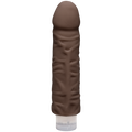 The D Shakin D 7 inch Vibrating Dildo Chocolate Brown