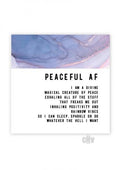 Peaceful Af Magnet