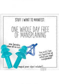 One Whole Day Free Mansplaining