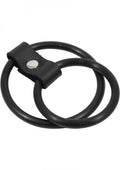 Nitrile Dual Cock Ring Black
