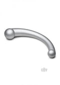 Ms Vibra Crescent Dual Dildo Silver
