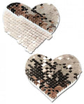Pastease Color Changing Flip Sequins Heart Rose Gold O/S
