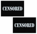 Censored Bar Black Pasties O/S