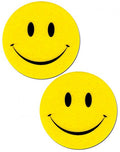 Smiley Face Yellow Pasties O/S