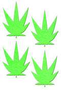 Pastease Petites Glow in the Dark Leaf O/S 2 Pack