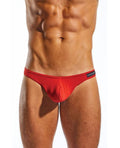 Cocksox Enhancing Pouch Thong Red Lg