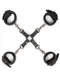 Easy Toys Fetish Hogtie, Ankle & Wrist Cuffs Black